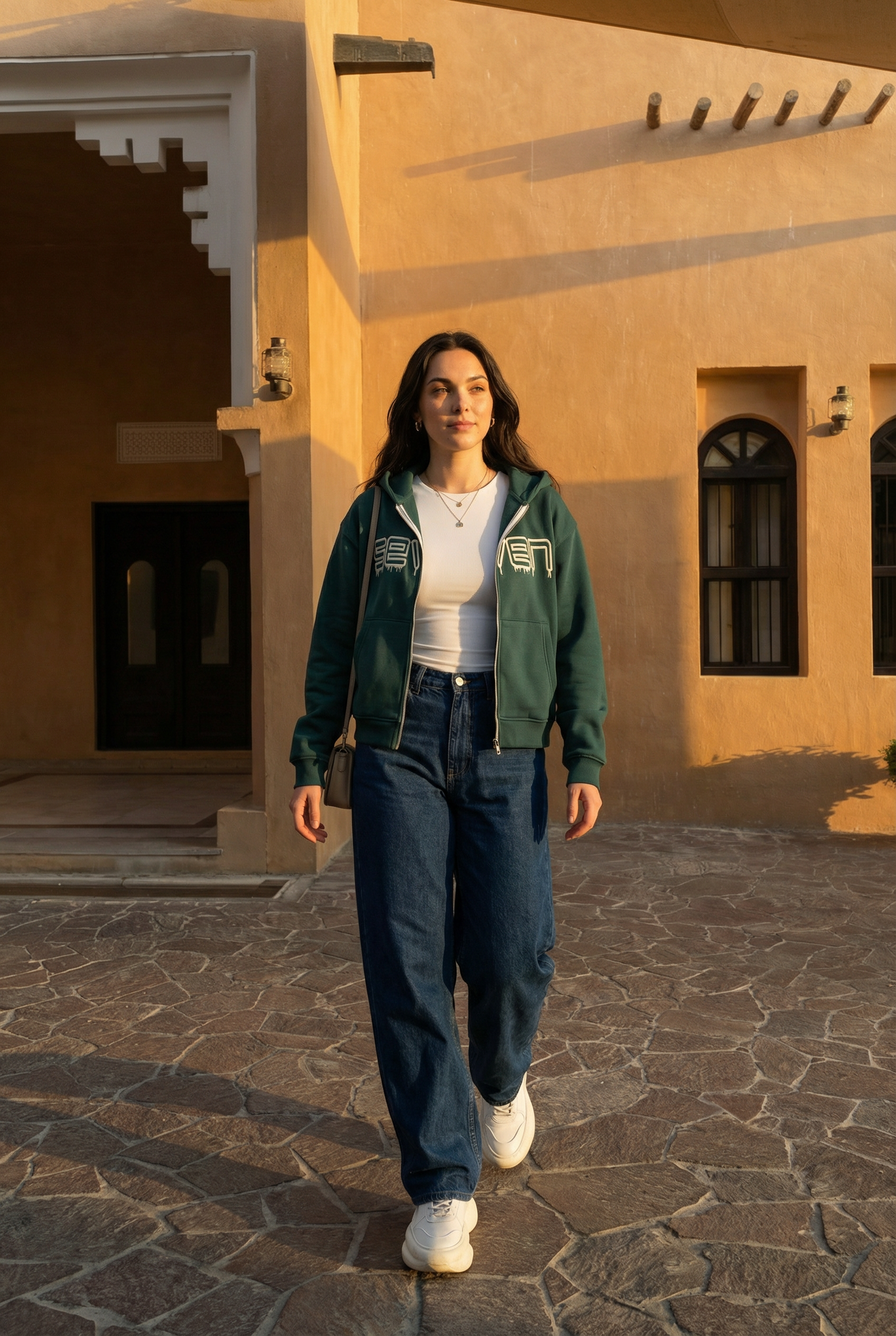 embroidered sweatshirt