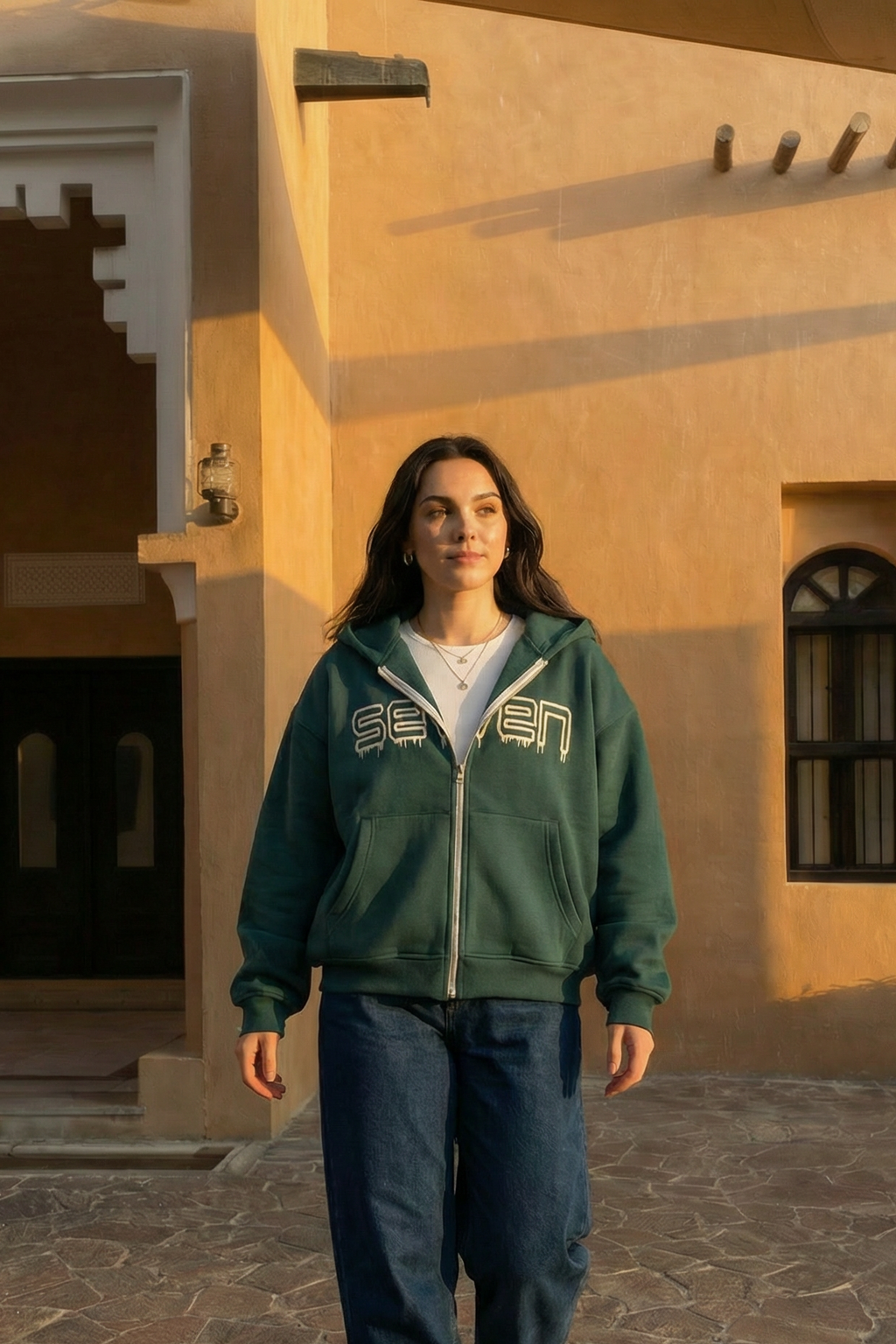 embroidered sweatshirt