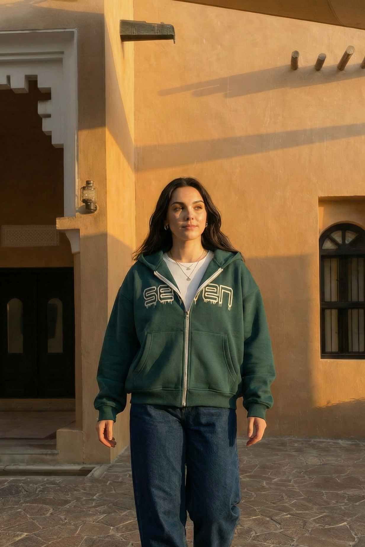 embroidered sweatshirt