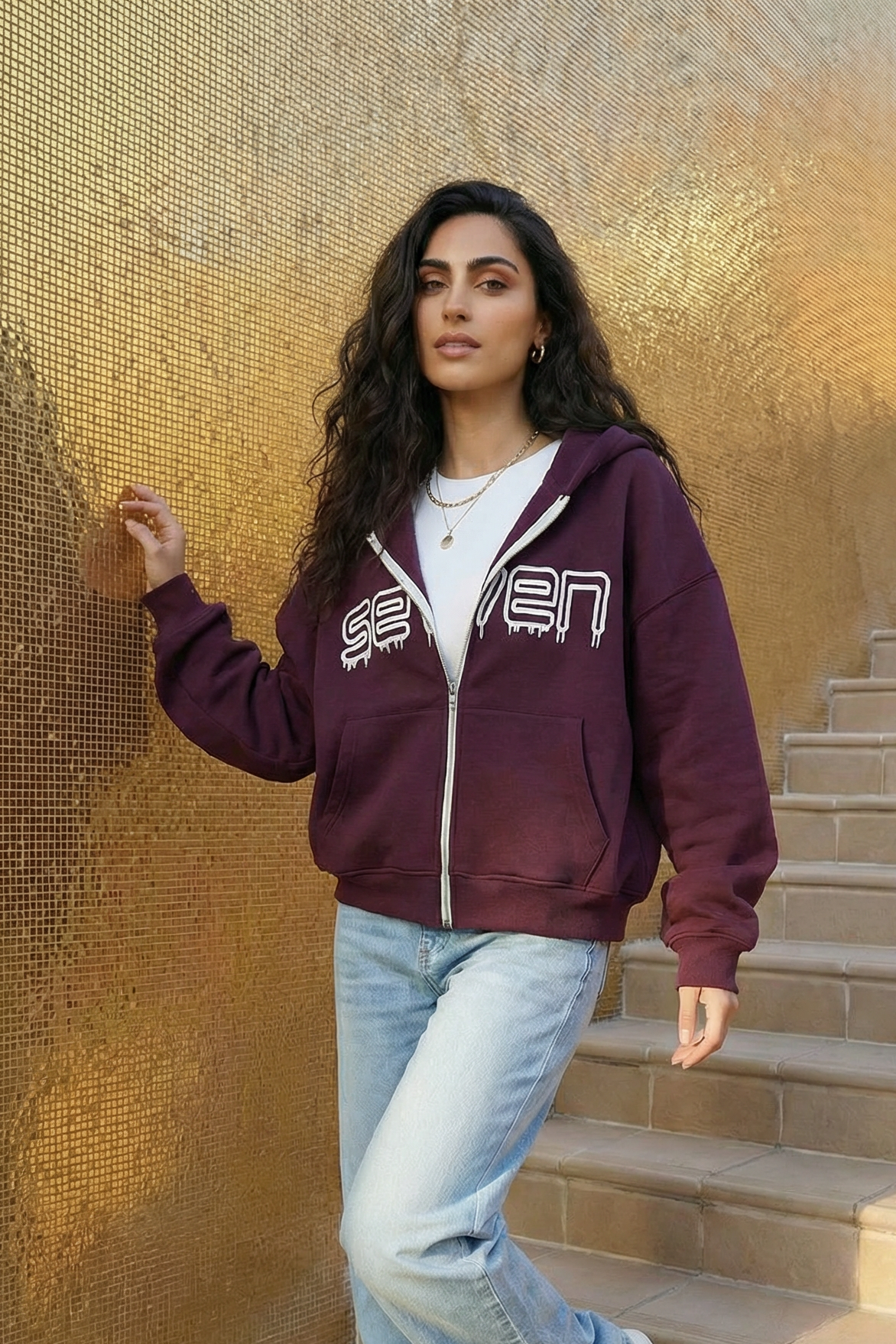 embroidered sweatshirt