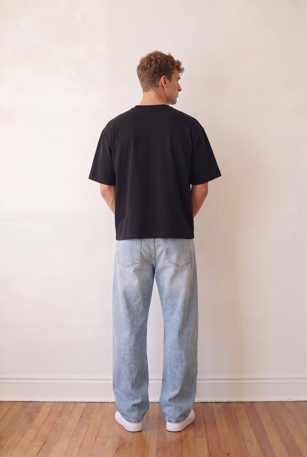 Men's Black T-Shirt | SEVEN