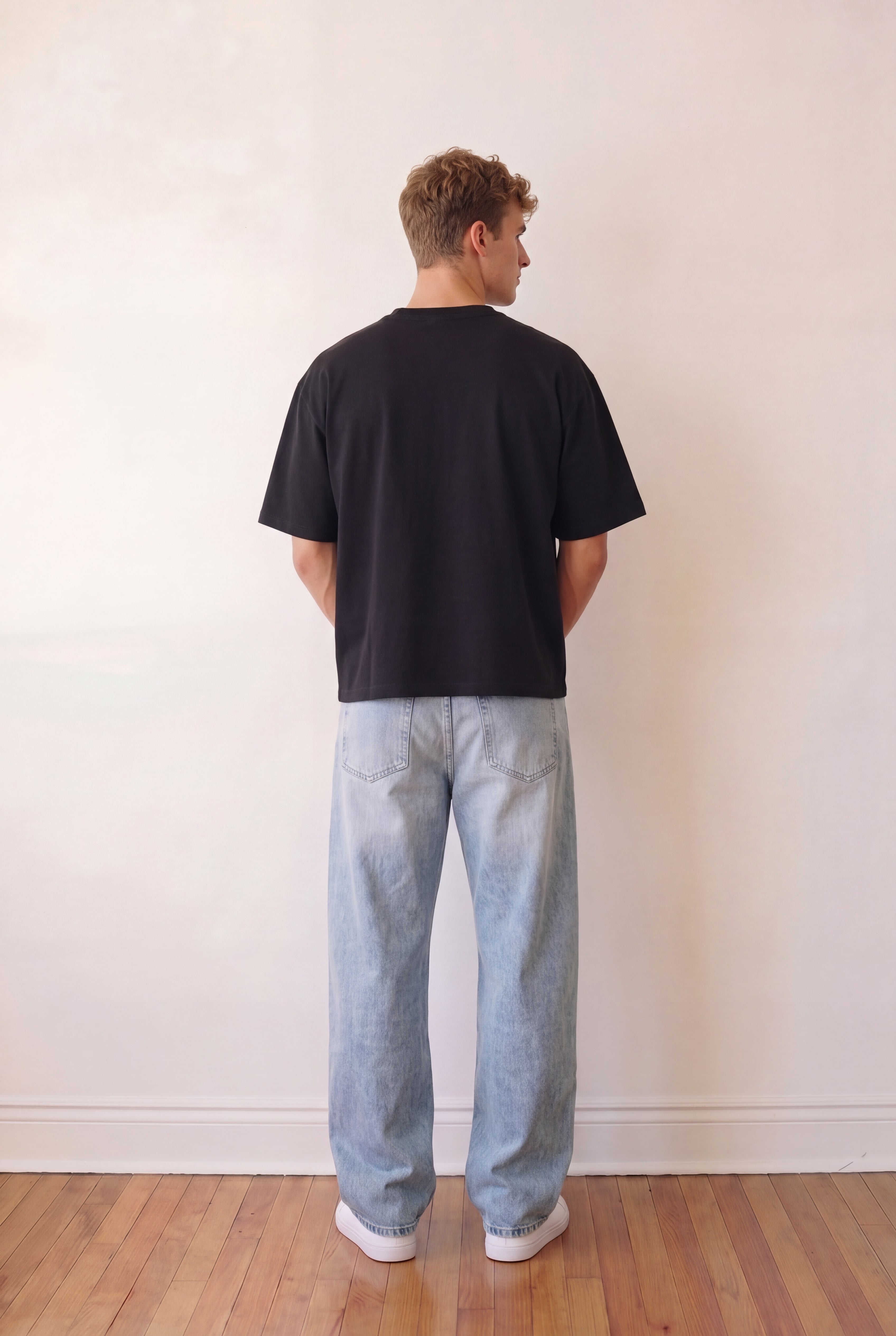 Men's Black T-Shirt | SEVEN