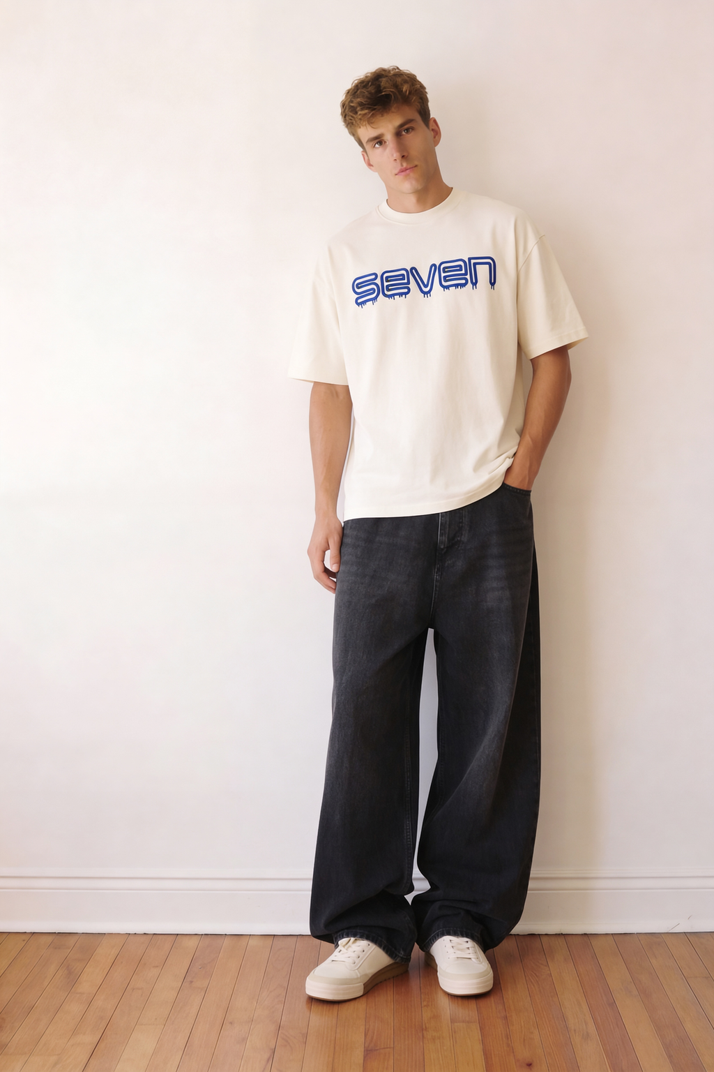 Men's White T-Shirt | SEVEN