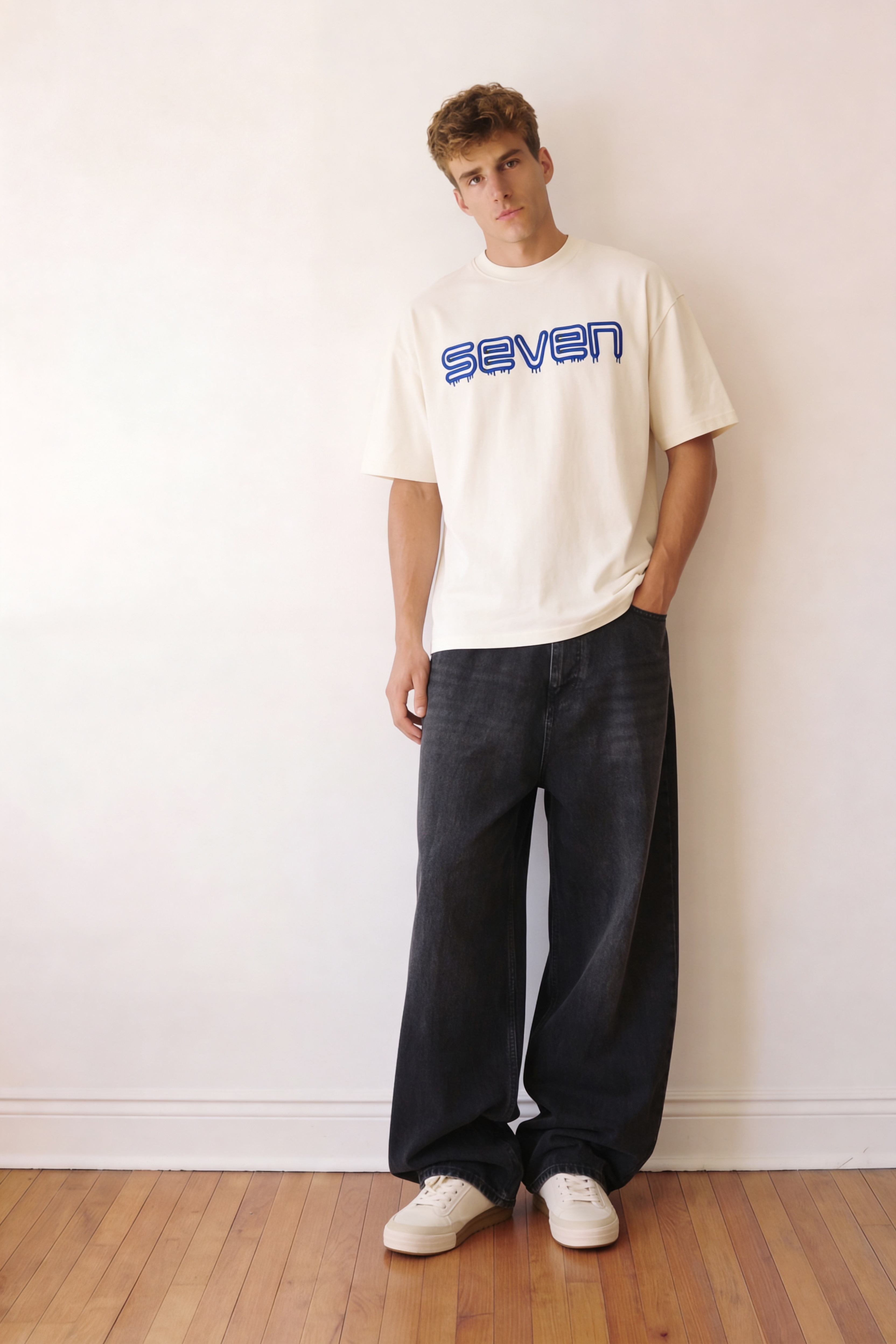 Men's White T-Shirt | SEVEN
