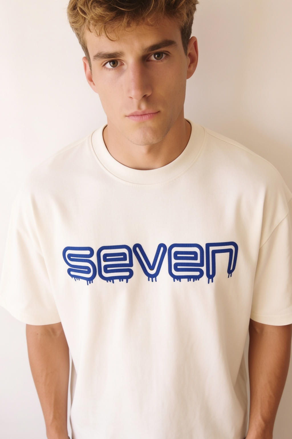 Men's White T-Shirt | SEVEN
