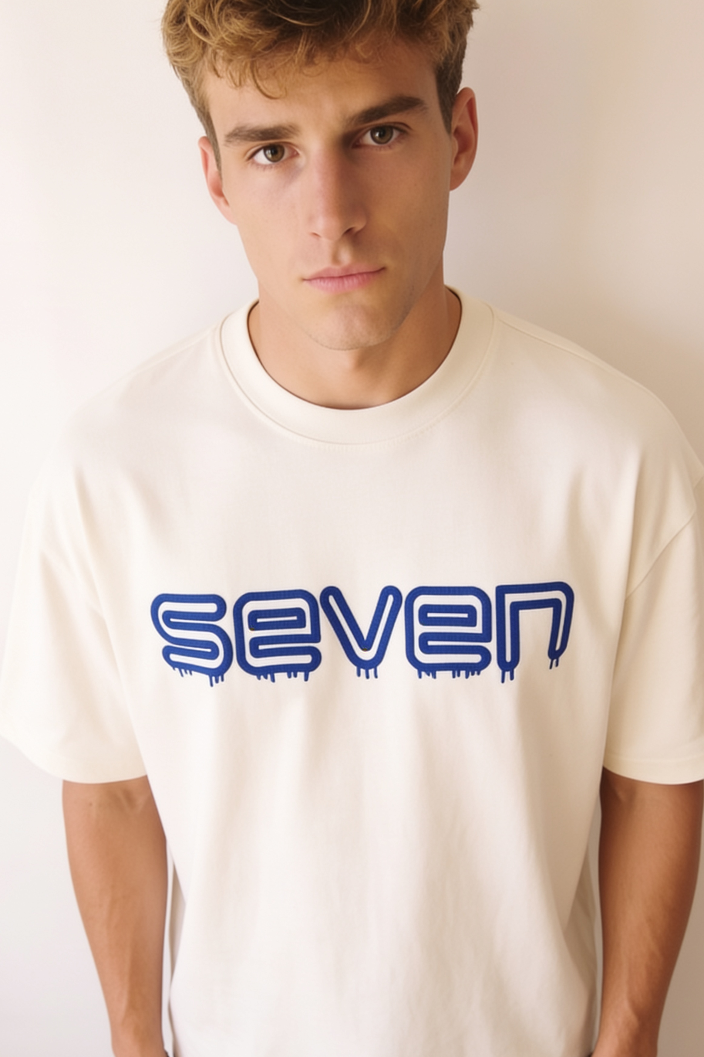 Men's White T-Shirt | SEVEN
