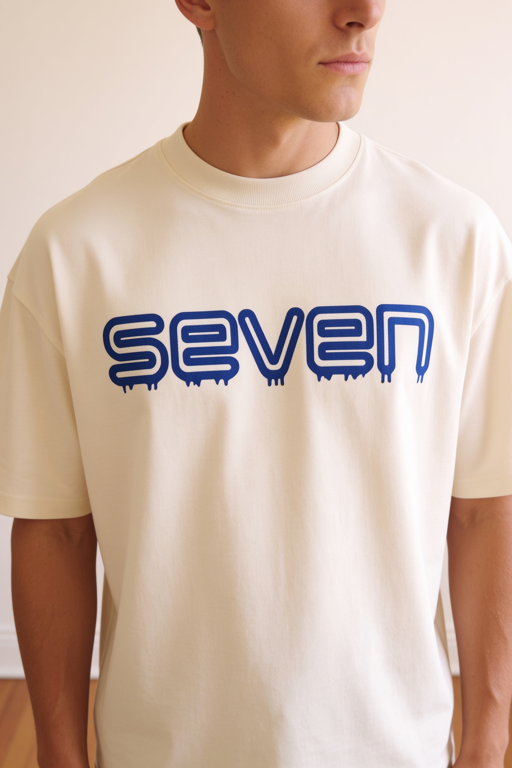 Men's White T-Shirt | SEVEN