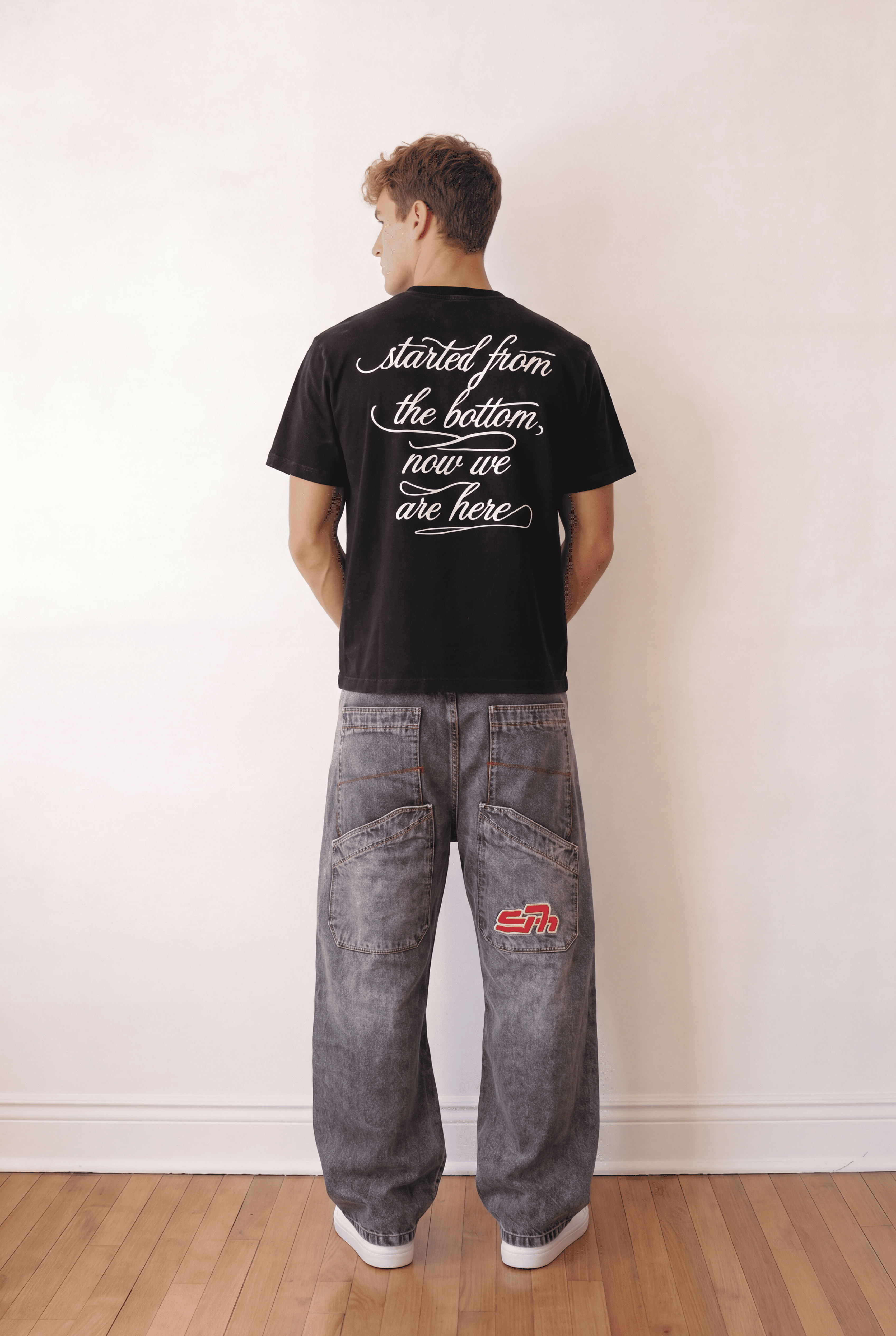 Men's Black T-Shirt | SEVEN