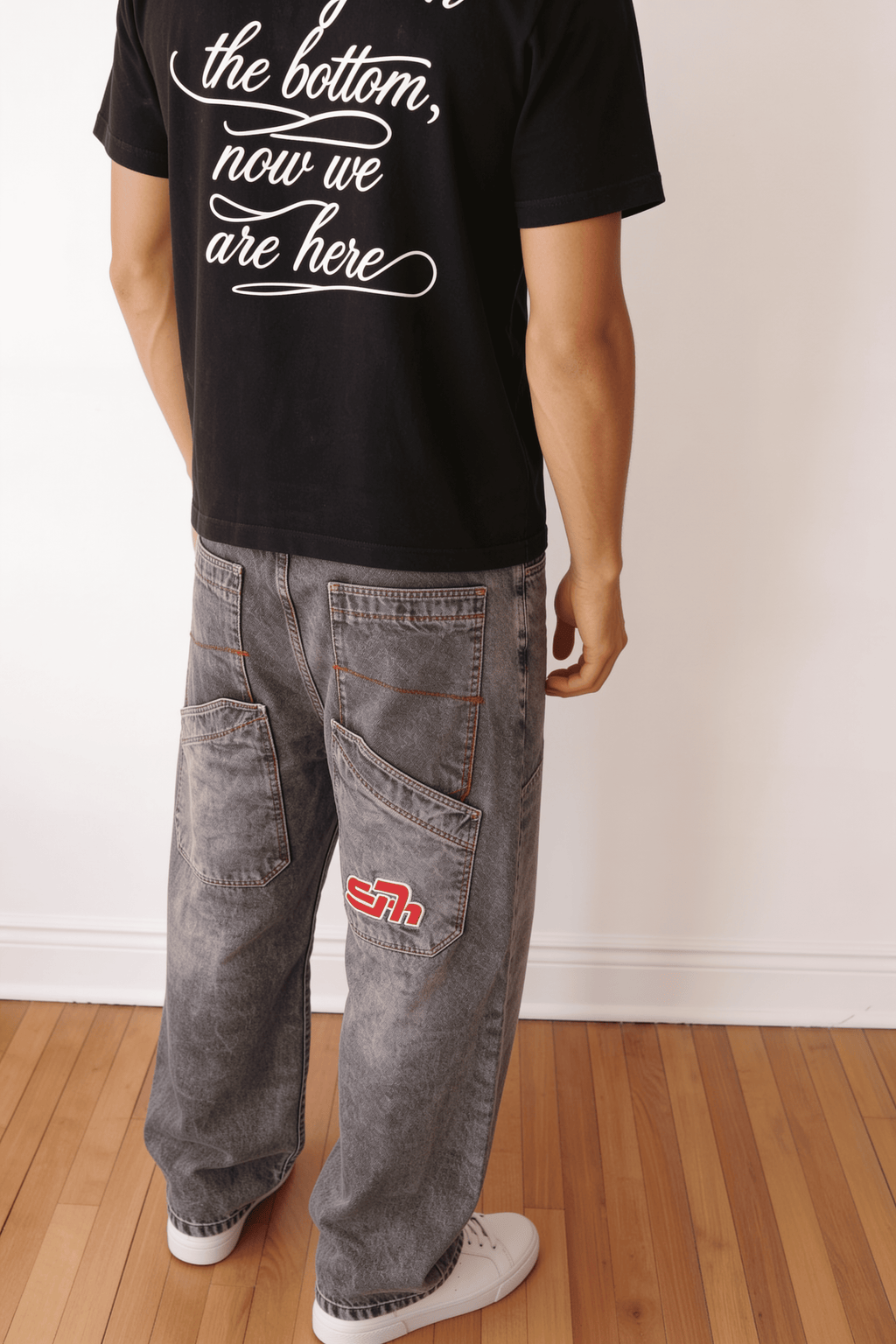 Men's Black T-Shirt | SEVEN