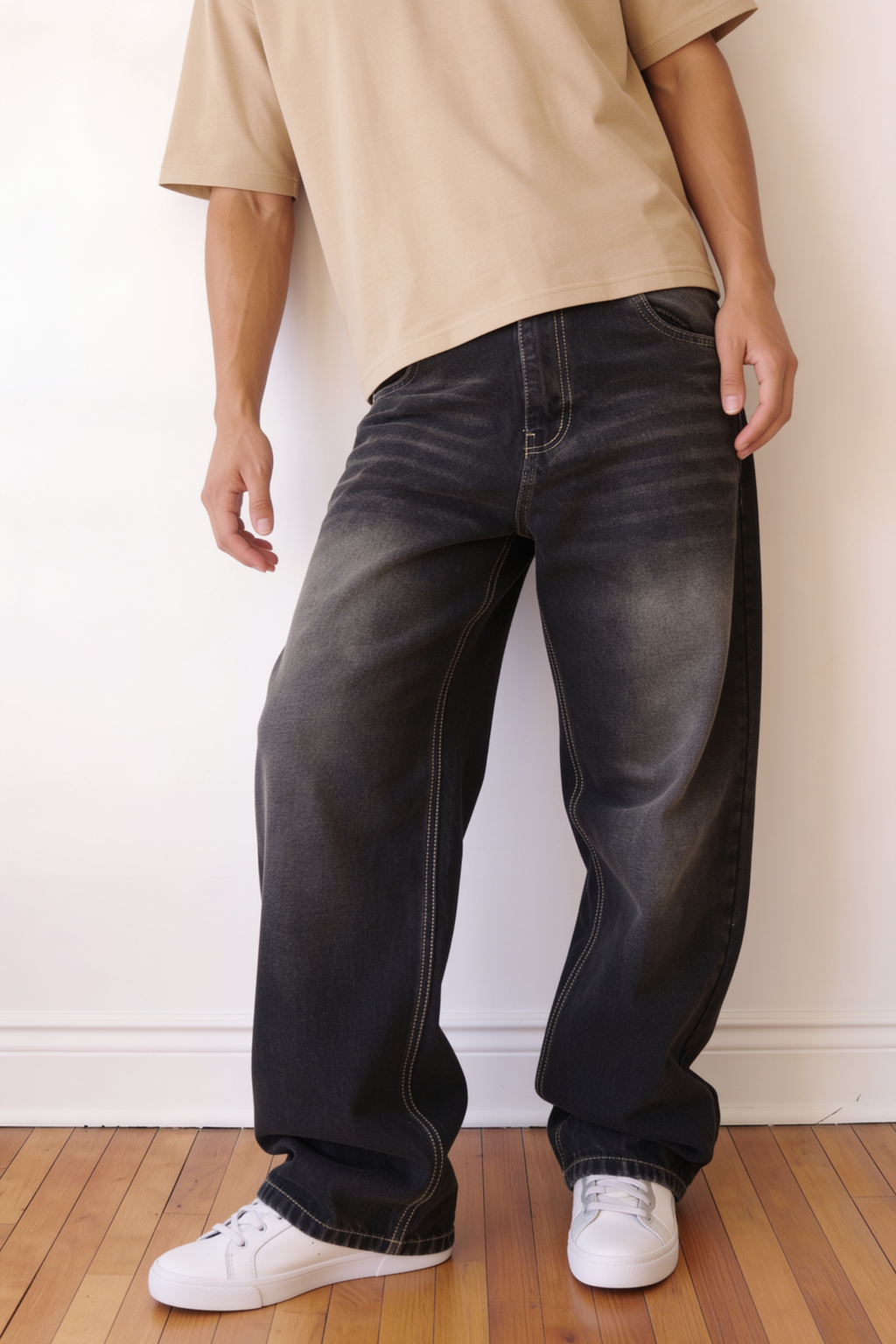 Men's Begie T-Shirt | SEVEN