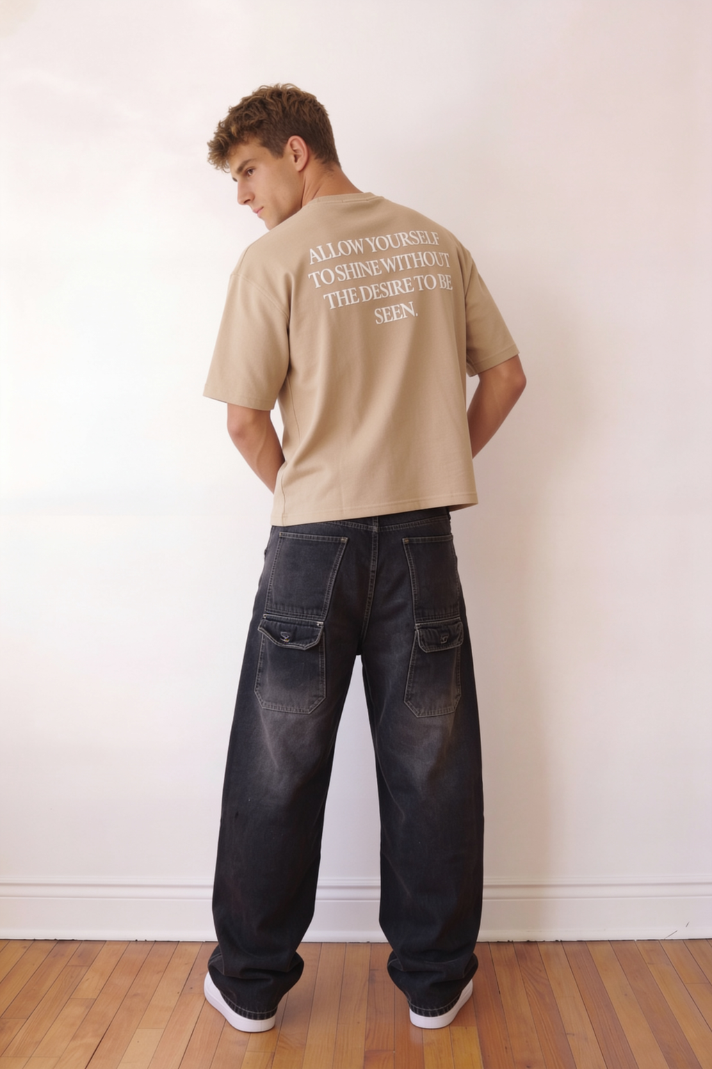 Men's Begie T-Shirt | SEVEN
