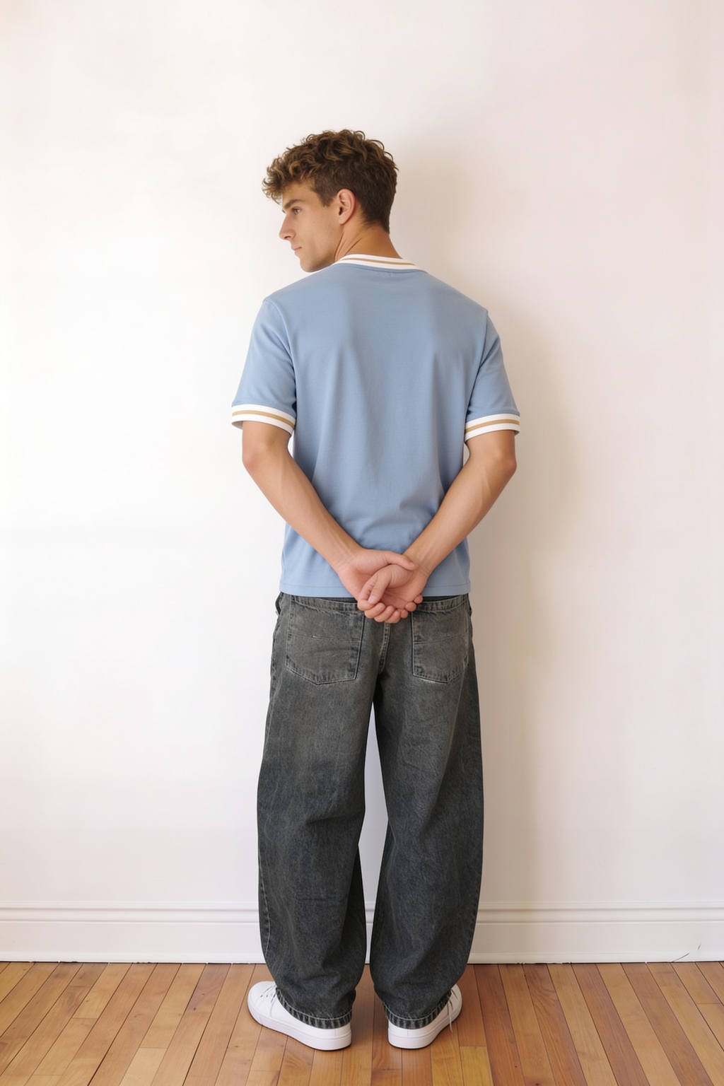 Men's Baby Blue T-Shirt | SEVEN
