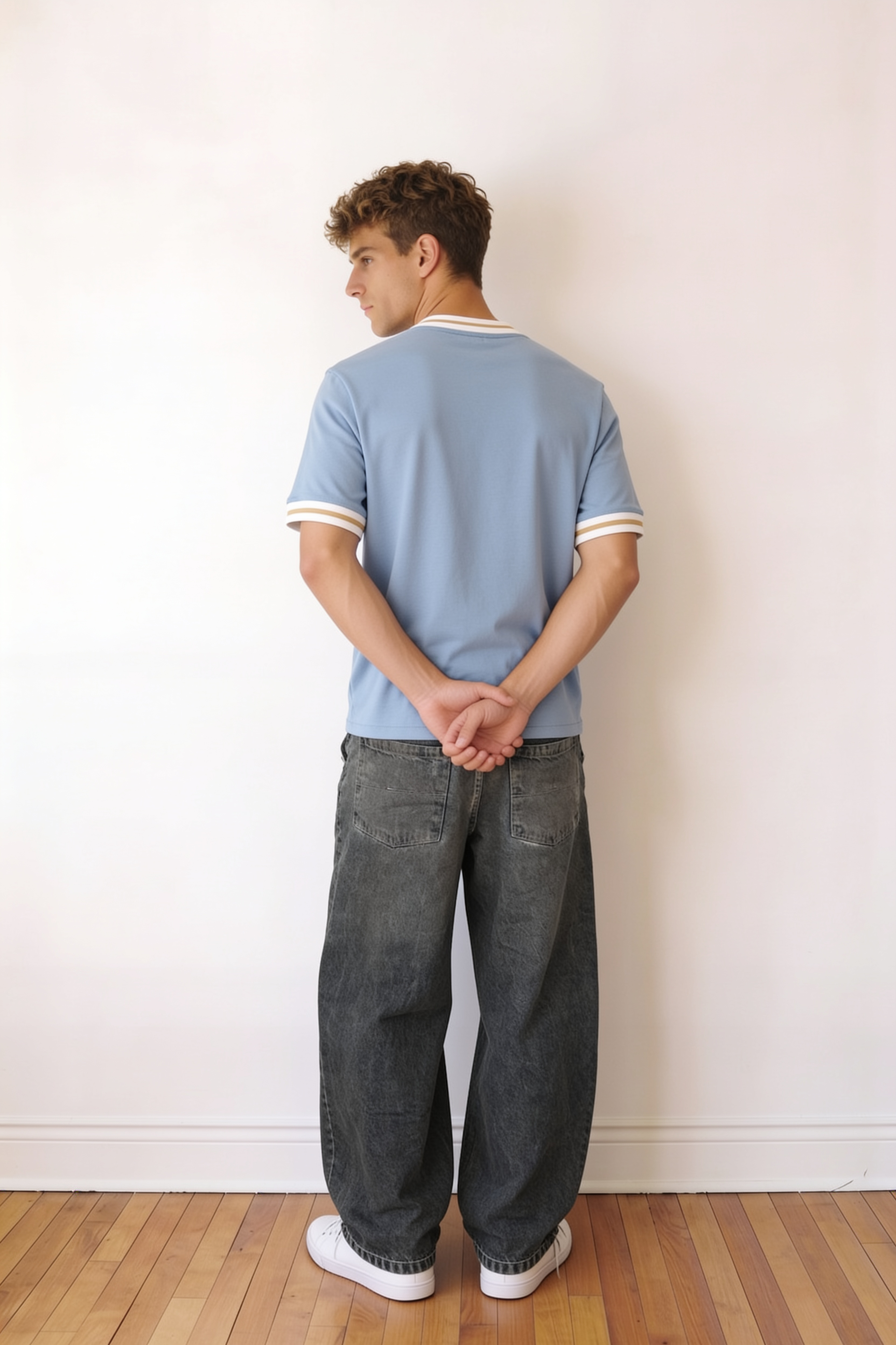Men's Baby Blue T-Shirt | SEVEN