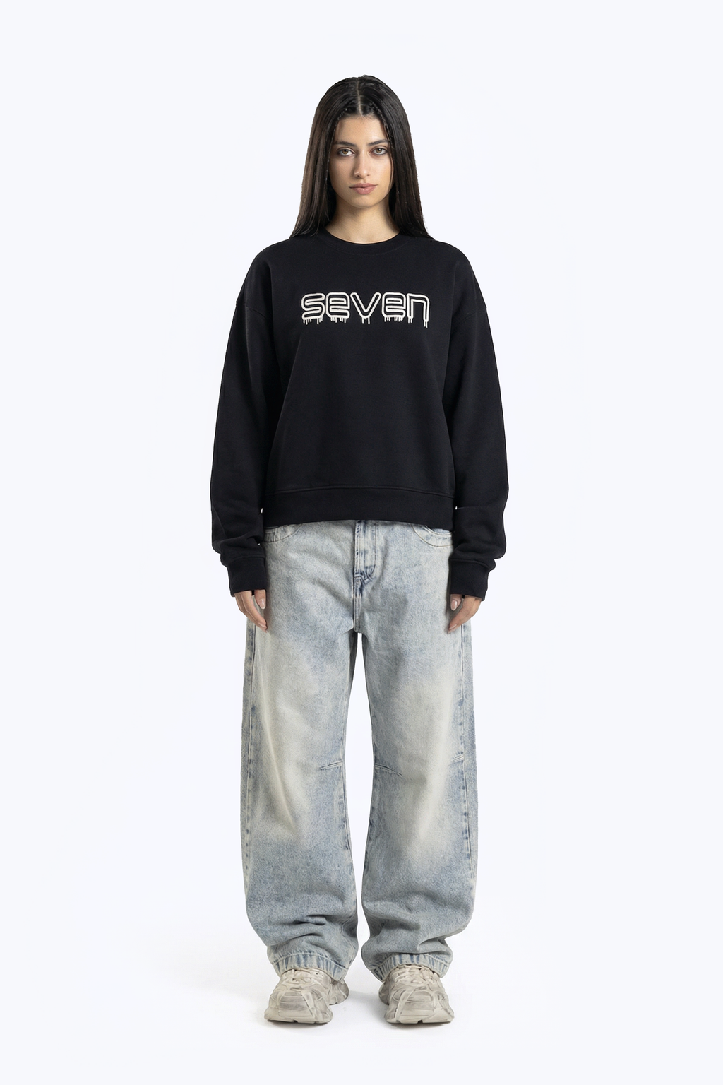 embroidered sweatshirt