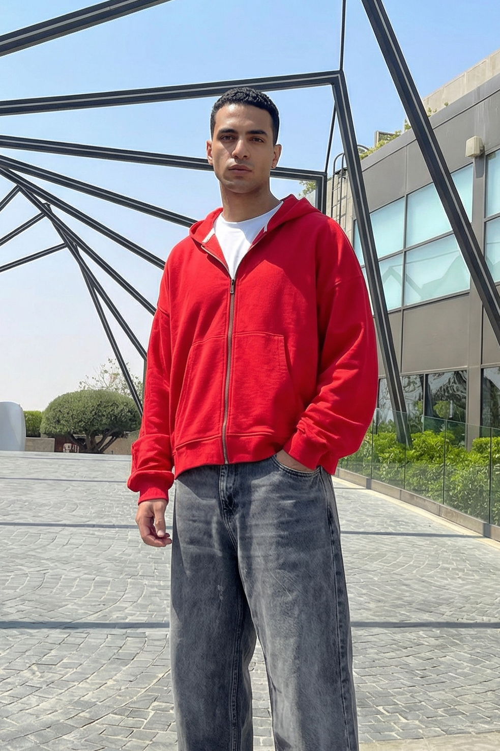 embroidered sweatshirt