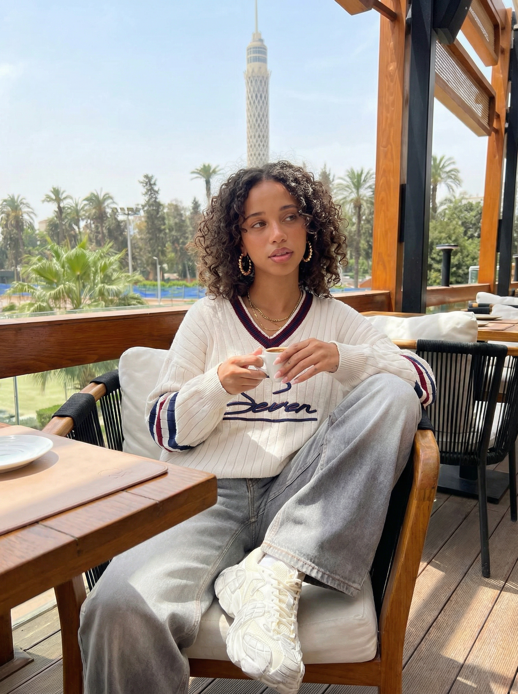 Relaxed fit knitwear