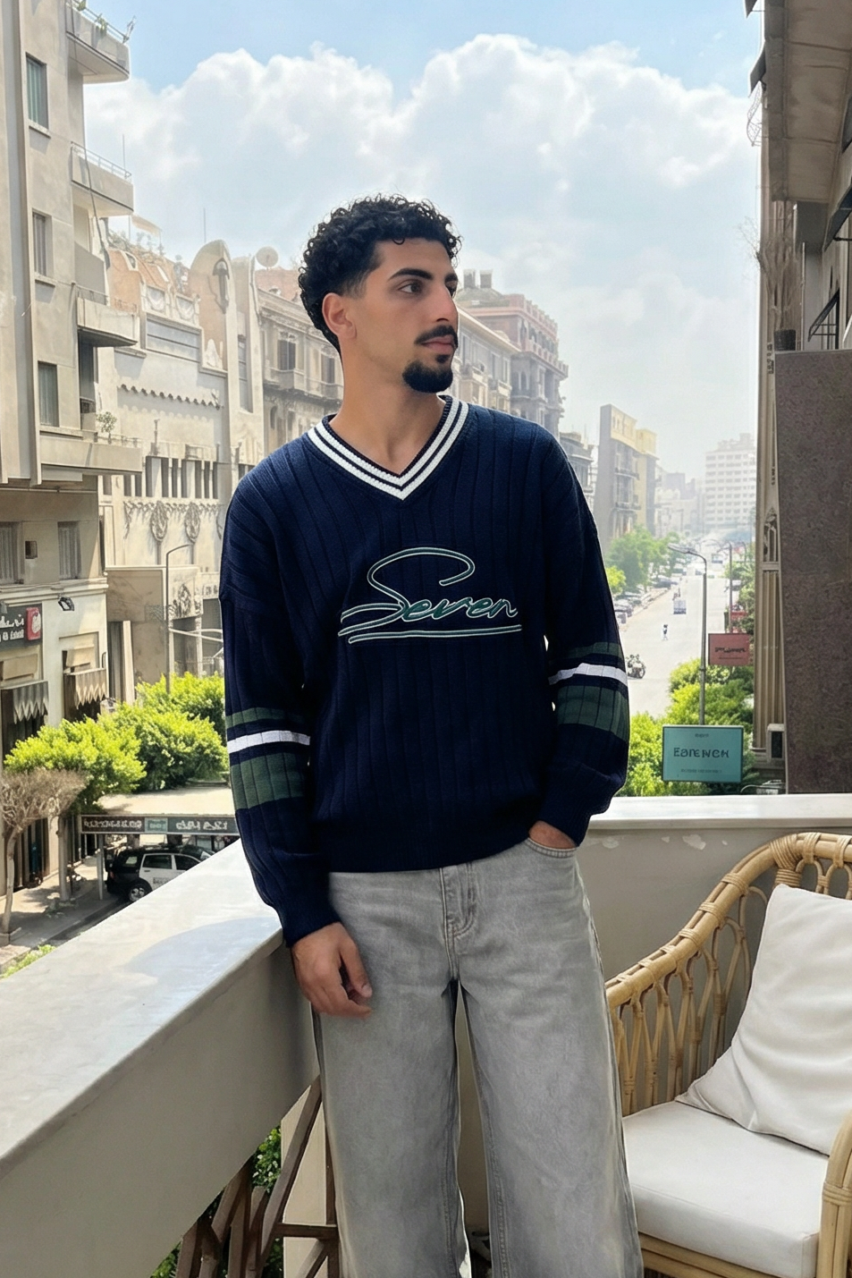 Relaxed fit knitwear