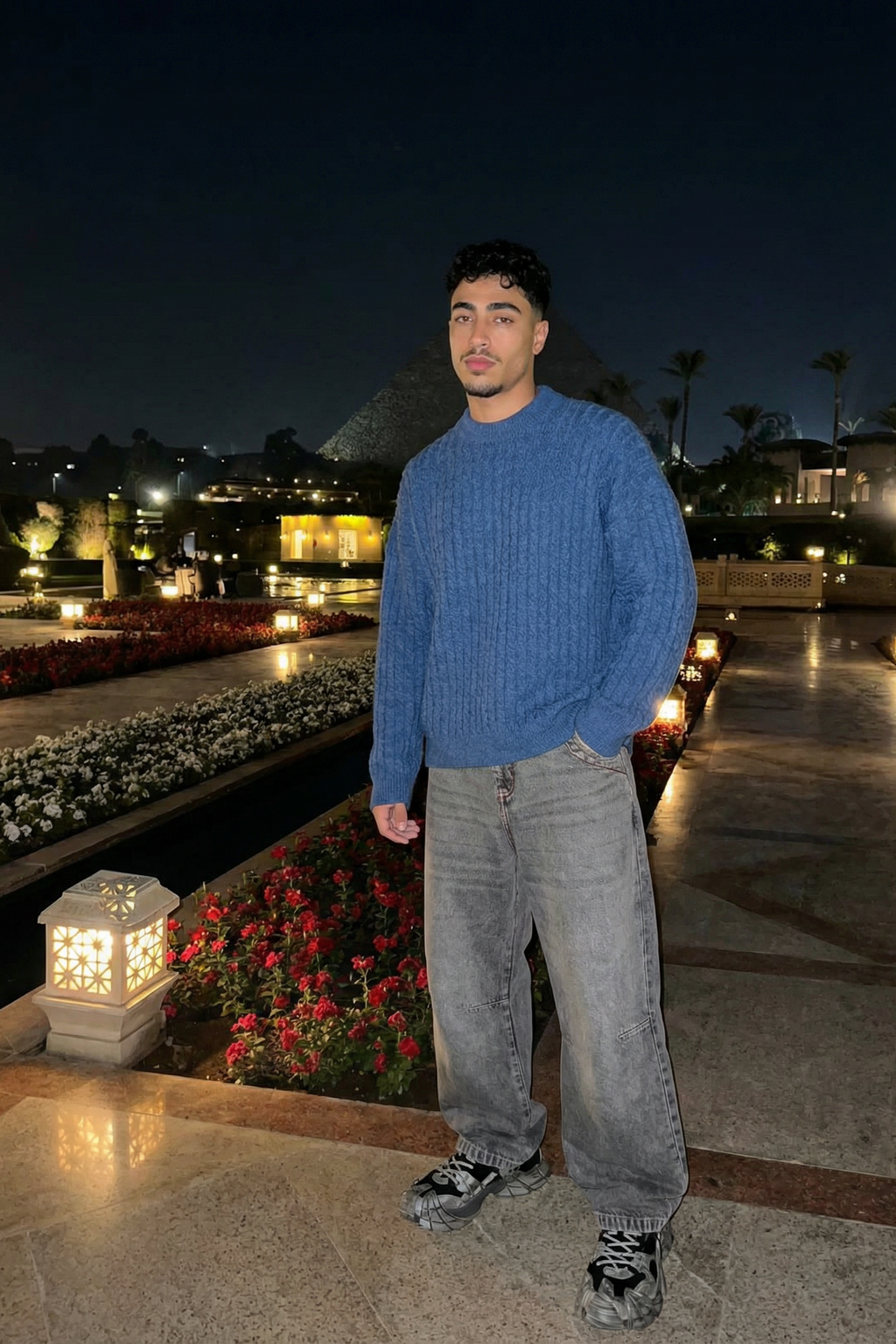 Textured boxy fit knitwear