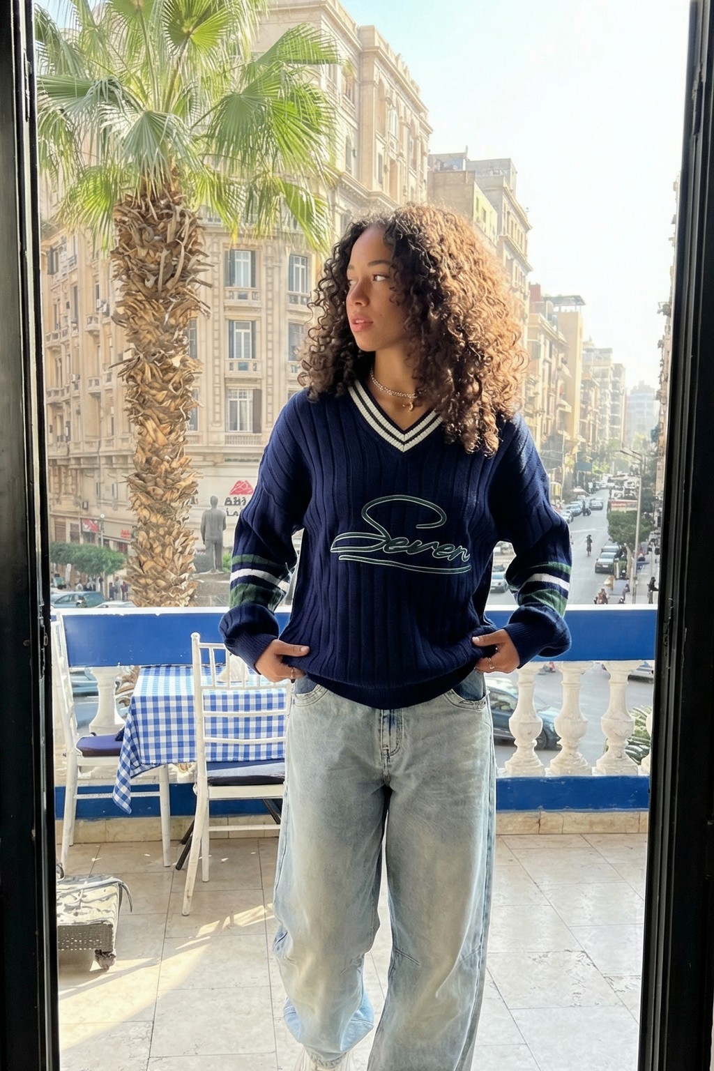 Relaxed fit knitwear